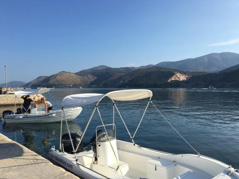 Kefalonia: Small-Boat Rental and Self-Guided Cruise