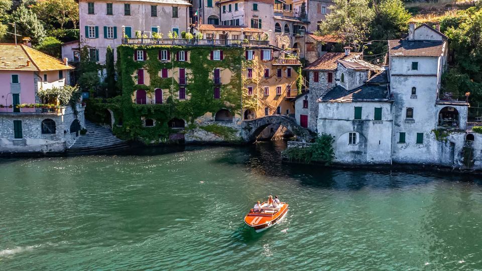 Lake Como: Classic Speedboat Private Tour With Lunch