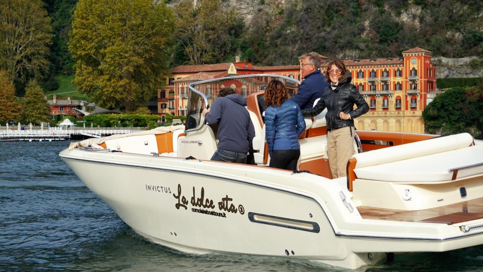 1 lake como varenna private tour 4 hours invictus boat Lake Como: Varenna Private Tour 4 Hours Invictus Boat