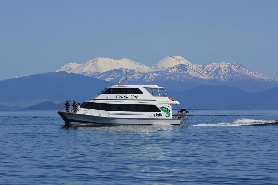 1 lake taupo maori rock carvings scenic boat cruise Lake Taupo: Māori Rock Carvings Scenic Boat Cruise