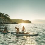 1 lloret de mar sunrise paddle board ride with instructor Lloret De Mar: Sunrise Paddle Board Ride With Instructor