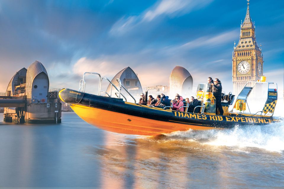 1 london 70 minute thames barrier speedboat tour London: 70-Minute Thames Barrier Speedboat Tour