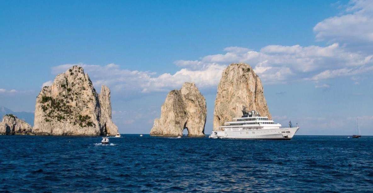 Luxury Boat Trip of Capri Island - Inclusions