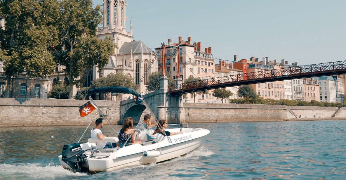 1 lyon electric boat rental without a license Lyon: Electric Boat Rental Without a License