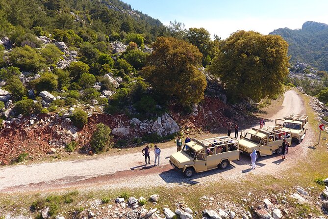 Marmaris Jeep Safari Tour With Waterfall and Water Fights