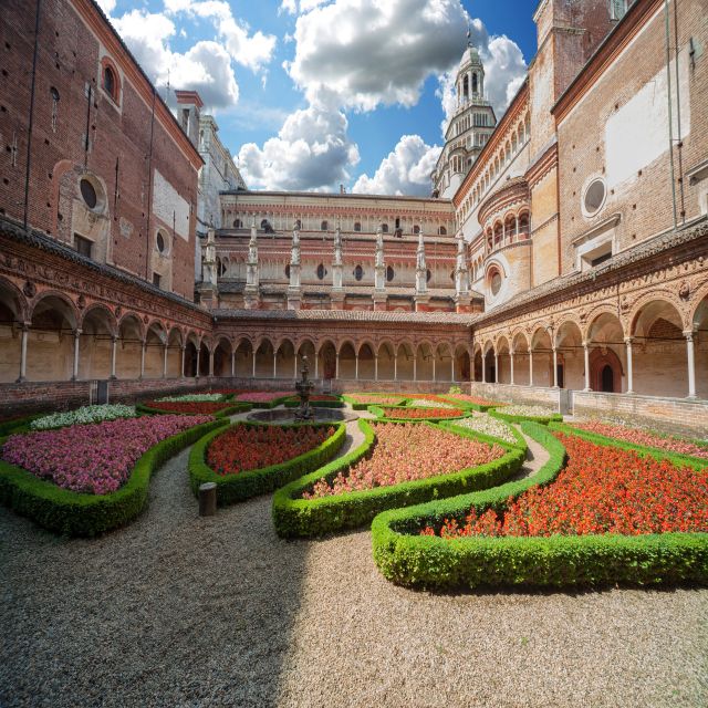 Milan: Certosa Di Pavia Monastery and Pavia Day Trip by Car