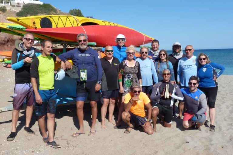 Milos: Guided Kayaking Trip With Snorkelling & Lunch