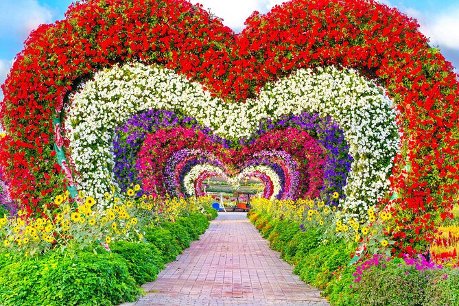 1 miracle garden dubai tour from abu dhabi with private transfers Miracle Garden Dubai Tour From Abu Dhabi With Private Transfers