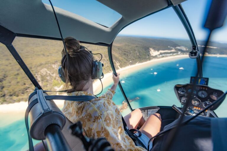 Moreton Island: Tangalooma ATV Quad Bike Tour & Helicopter