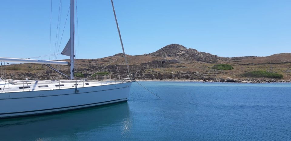 Mykonos: Private Delos and Rhenia 6hrs Cruise With Lunch