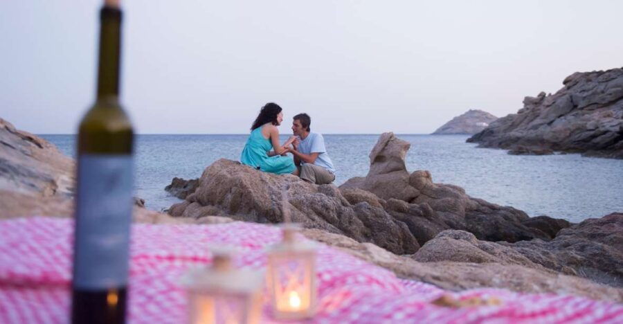 Mykonos Romantic Bike Tour With Private Picnic at the Beach