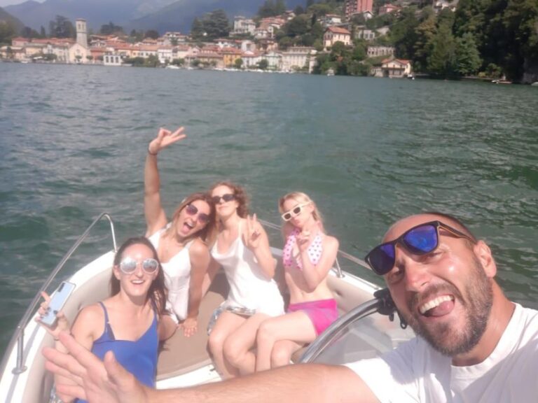 One Hour Boat Tour Departure Como With Private Captain