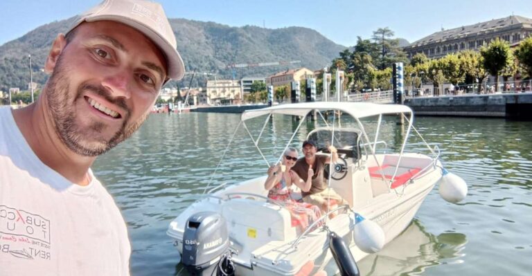 “OPEN Rent Boat” FOUR HOURS – 4h – Lake Como