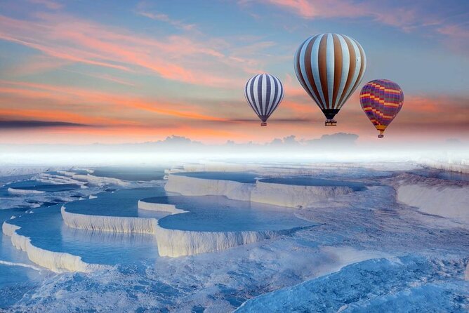 1 pamukkale hot air balloon ride certificate and 2 meals in antalya Pamukkale Hot Air Balloon Ride Certificate and 2 Meals in Antalya