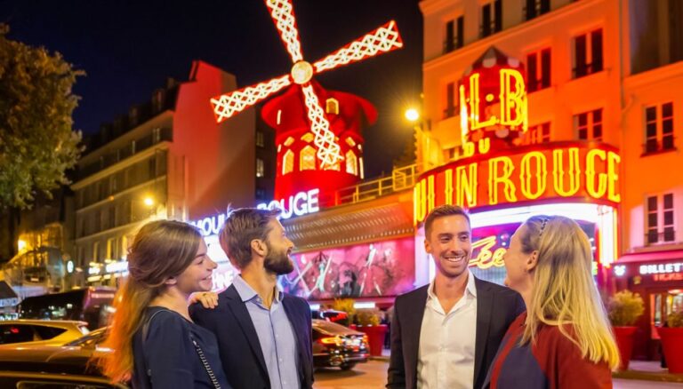 Paris: Evening Sightseeing Tour and Moulin Rouge Show