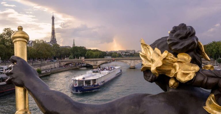 Paris: Seine River Cruise & Brunch With Panoramic View