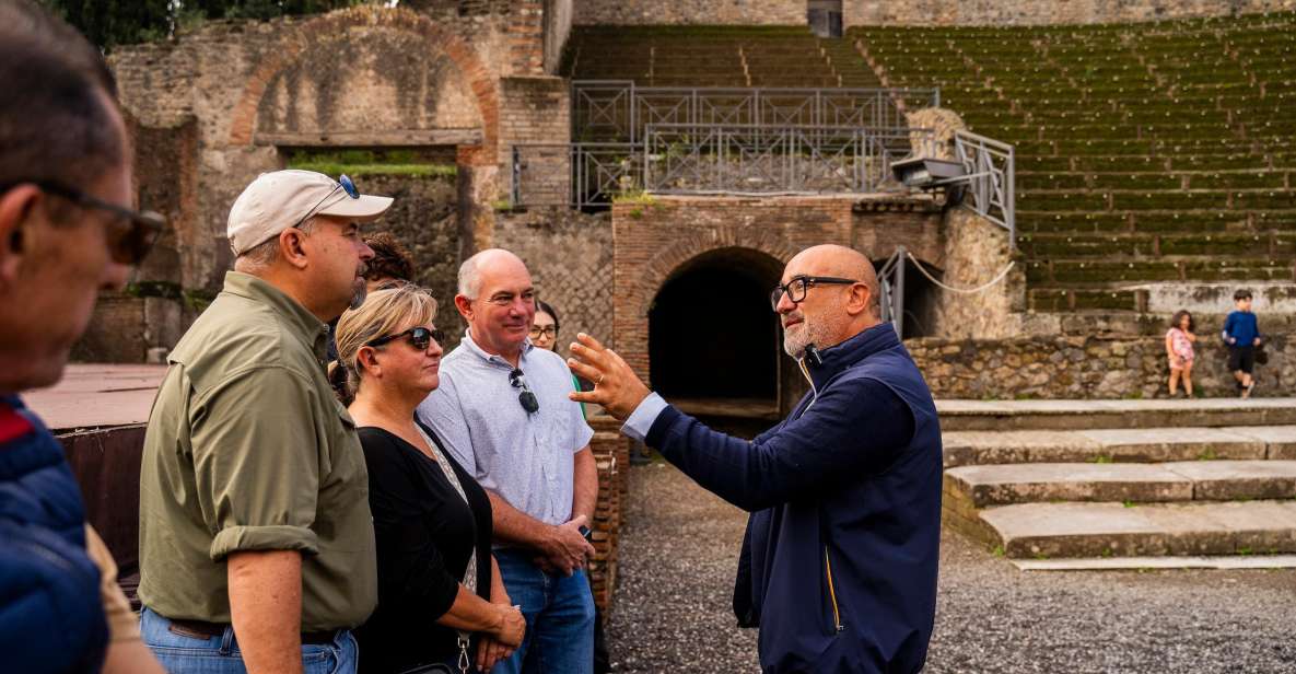 Pompei: Guided Tour and Pizza in Town