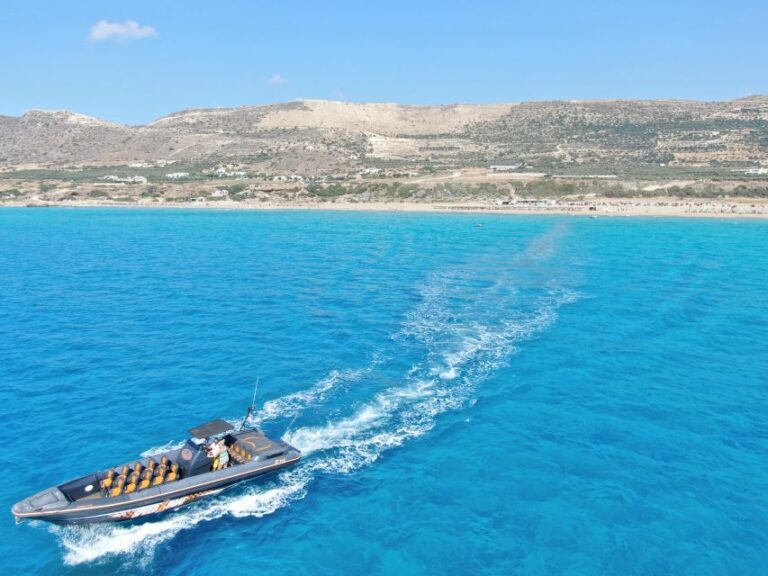 Private Cruise to Balos Lagoon & Gramvousa MIDDAY