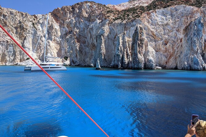 Private Full Day Catamaran Cruise From Paros With Lunch