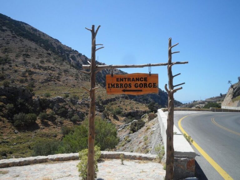 Private Hikking to Imbros Gorge With Lunch