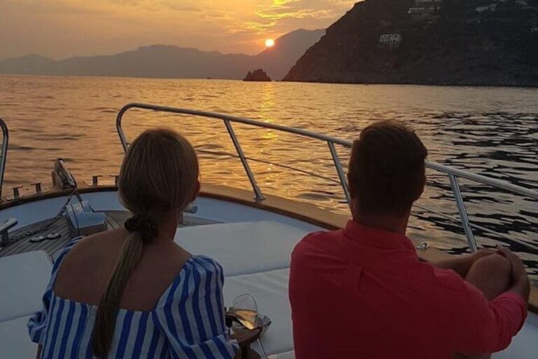 Private Sunset Boat Tour With Aperitif of Ligurian Goods