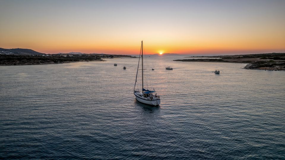 1 private sunset cruise to antiparos with local snacks Private Sunset Cruise to Antiparos With Local Snacks