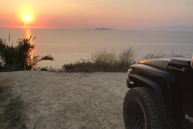 Private Sunset Jeep Safari in North West Corfu With Dinner