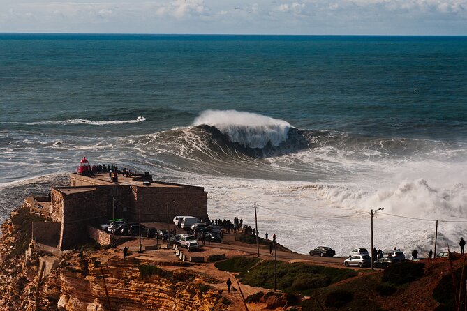 Private Tour to Nazaré and Alcobaça, Giant Waves and a Monastery