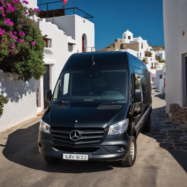 1 private transfer from your villa to mykonos port mini bus Private Transfer: From Your Villa to Mykonos Port-Mini Bus