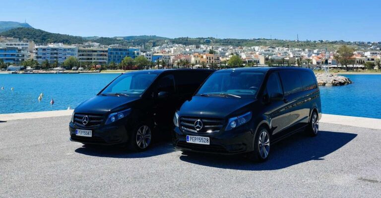 Private Van Services in Crete Heraklion Airport-Port-Hotel