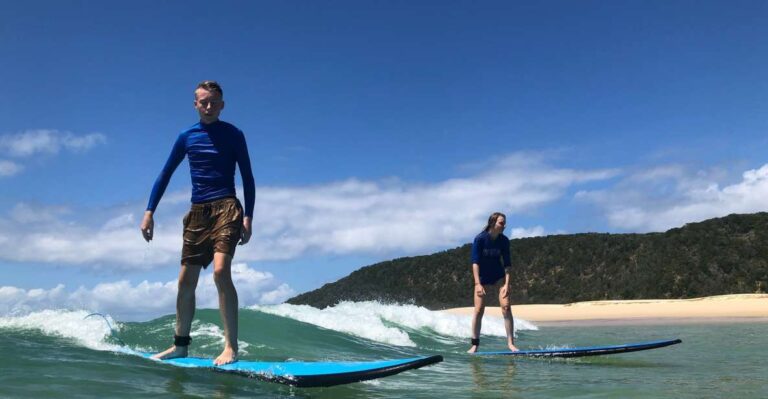 Rainbow Beach: 4WD Beach Drive Adventure and Surf Lesson