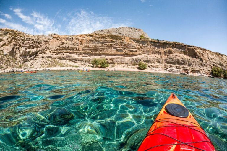 Rhodes: Sea Kayak Adventure to the Red Sand Beach