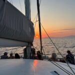 1 rhodes sunset sailing catamaran cruise dinner and drinks Rhodes: Sunset Sailing Catamaran Cruise - Dinner and Drinks