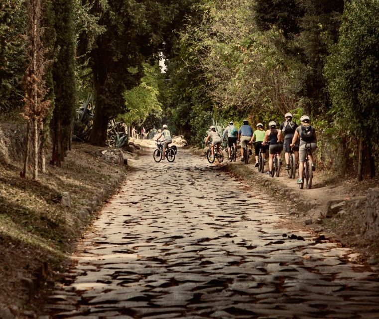 Rome: Appian Way, Aqueducts & Catacombs Option E-Bike Tour