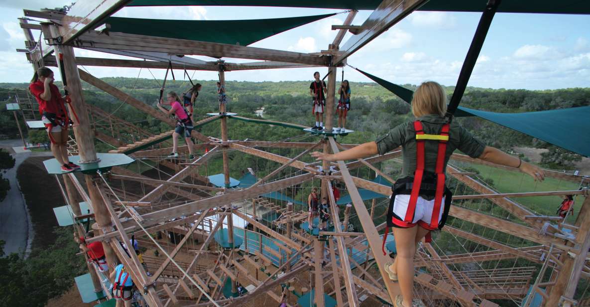 1 san antonio twisted trails zip rails ropes climbing wall San Antonio: Twisted Trails Zip Rails, Ropes & Climbing Wall