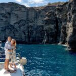 1 santorini catamaran cruise with bbq and drinks Santorini: Catamaran Cruise With BBQ and Drinks