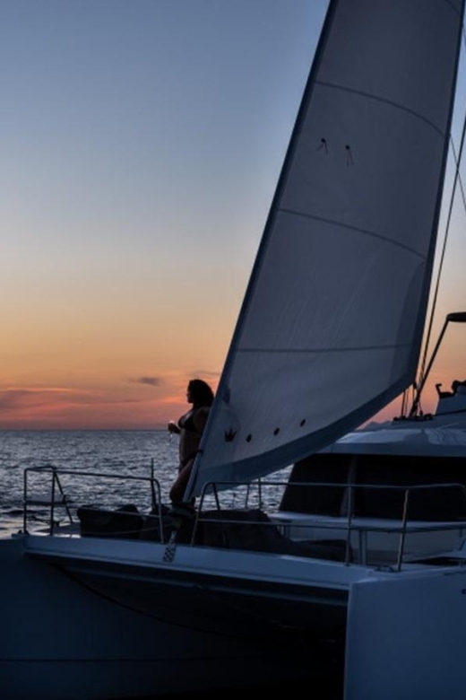 Santorini Catamaran Sunset Skyline Cruise