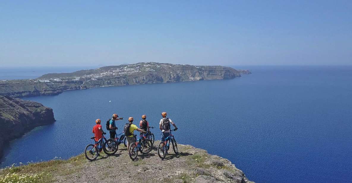 1 santorini electric mountain bike adventure Santorini: Electric Mountain Bike Adventure