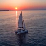 1 santorini luxury sunset cruise with dinner open bar Santorini: Luxury Sunset Cruise With Dinner & Open Bar
