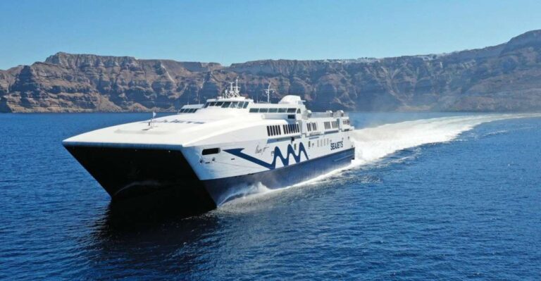 Santorini to Heraklion Crete: Ferry Ticket & Hotel Transfer
