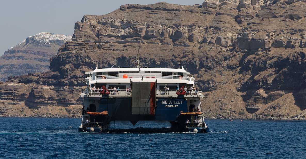 1 santorini to mykonos ferry ticket hotel transfer Santorini to Mykonos: Ferry Ticket & Hotel Transfer