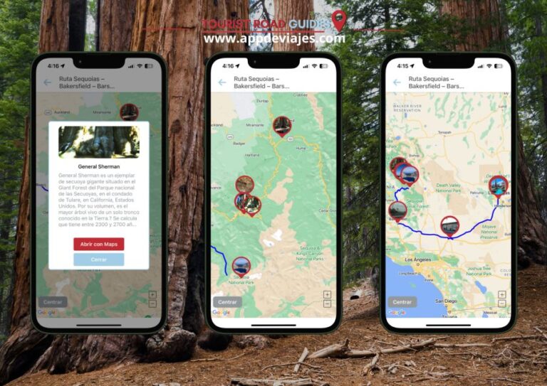 Sequoias National Park Self-Guided App With Audioguide