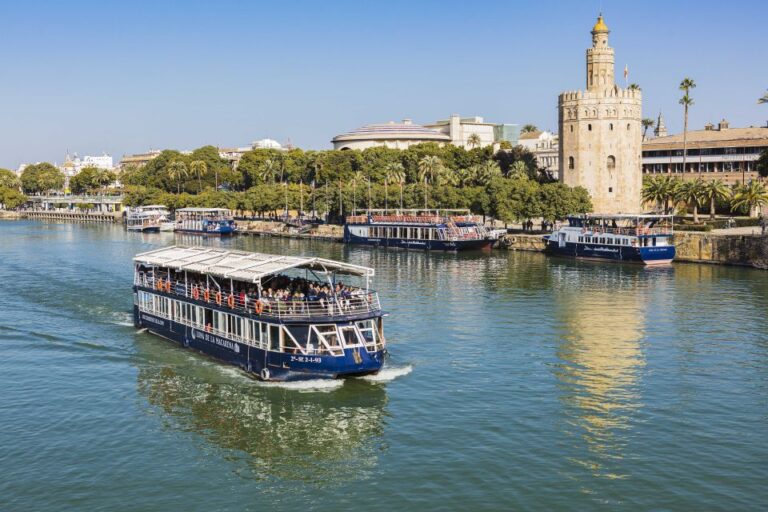 Seville: Panoramic Cruise, Hop-On-Hop-Off Bus & Walking Tour