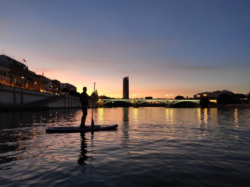 1 seville sunset and evening paddle boarding tour Seville: Sunset and Evening Paddle Boarding Tour