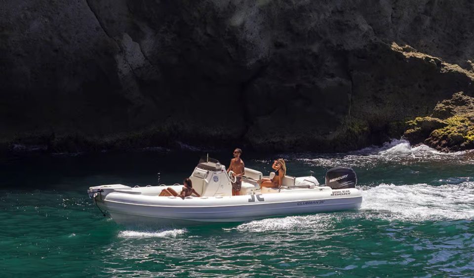 1 sorrento positano capri island rib boat tour with drinks Sorrento/Positano: Capri Island RIB Boat Tour With Drinks