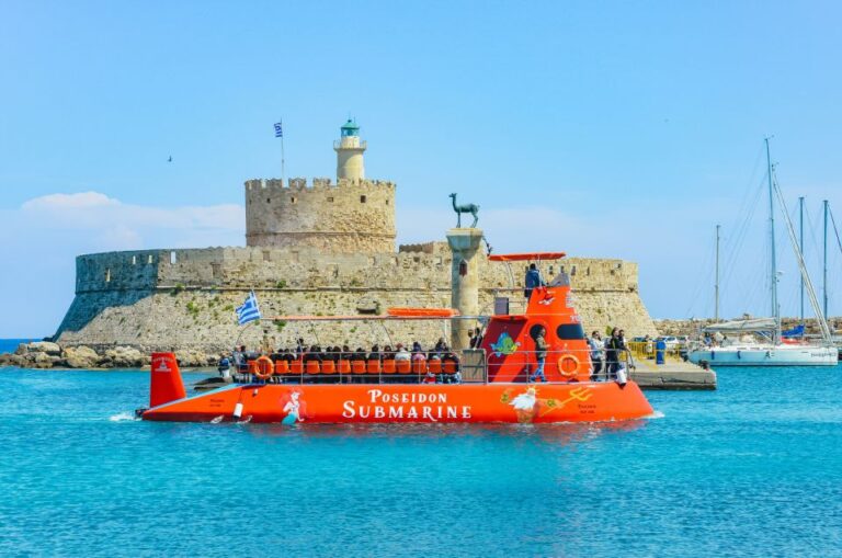 Submarine Cruise With Underwater Views From Rhodes