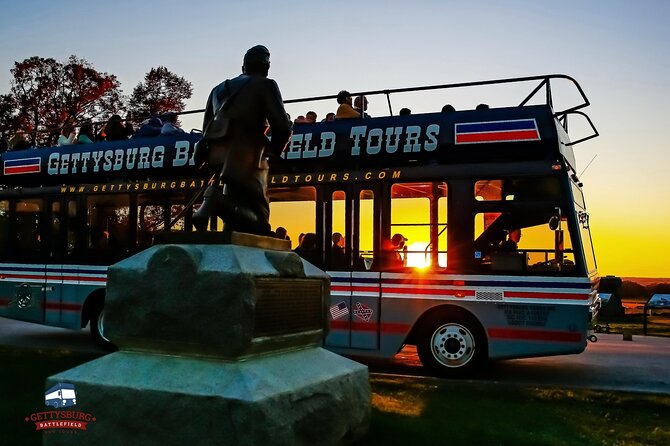 1 sunset double decker bus tour in gettysburg Sunset Double Decker Bus Tour in Gettysburg