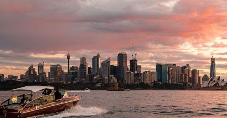 Sydney: Private Sunset Cruise With Wine for up to 6 Guests