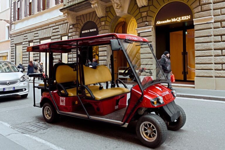 Tour of Rome in Golf Cart : 8H Shopping Tour