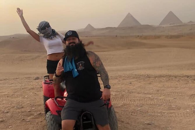 4-Hours Private Tour Giza Pyramids Sphinx Quad Bike ATV and Camel Ride - Quad Bike ATV Experience